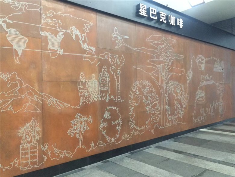 西城耐候钢幕墙